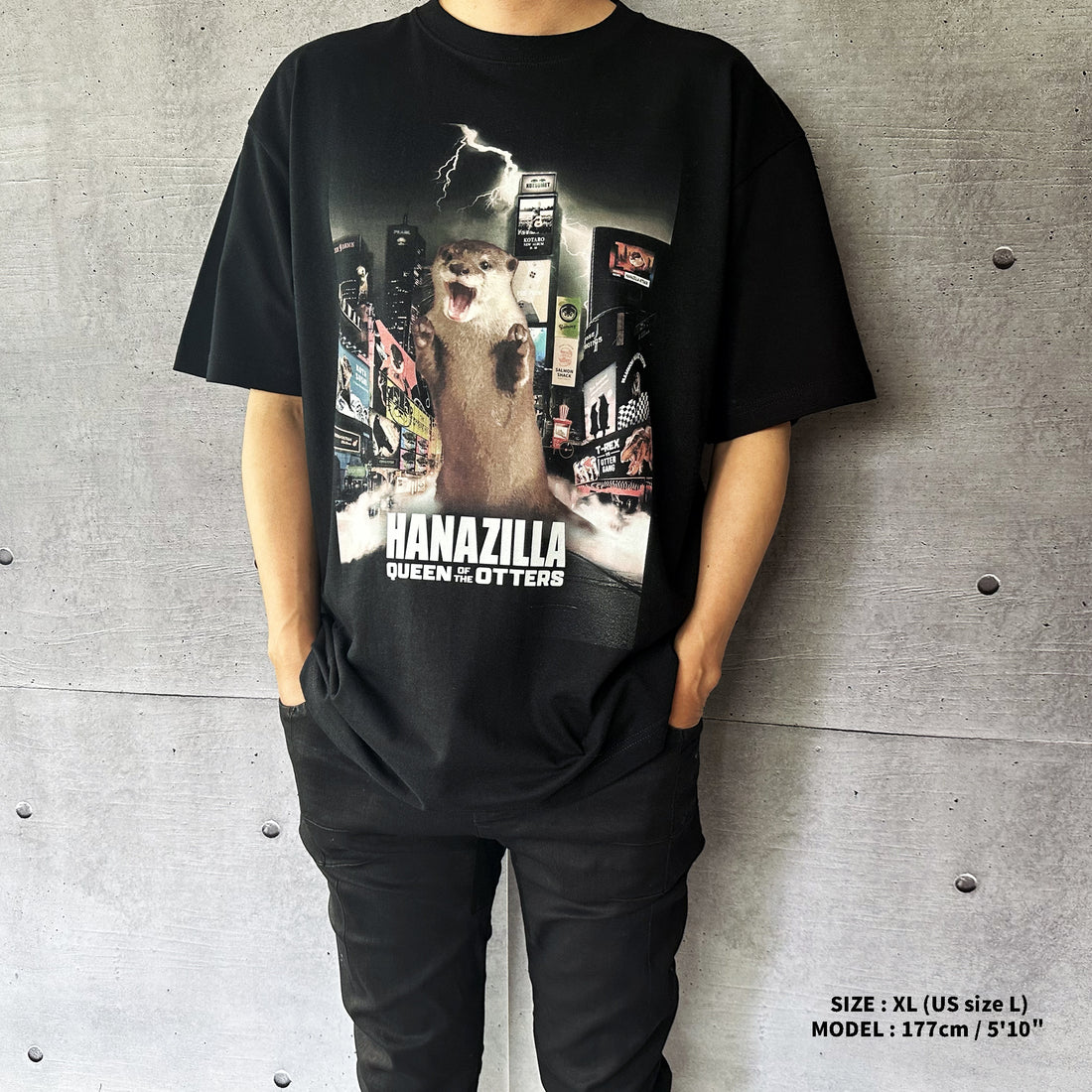 カワウソハナジラTシャツ