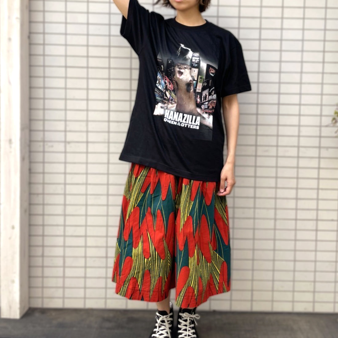 【再入荷】カワウソ「HANAZILLA」Tシャツ
