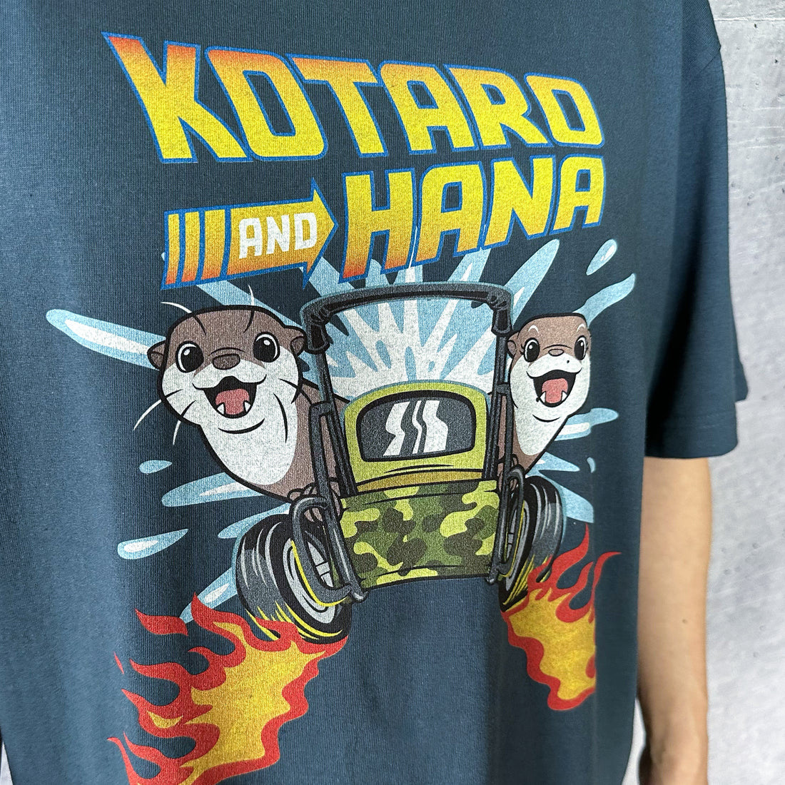 カワウソコタロー&ハナ Tシャツ