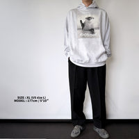 【NEW】カワウソハナ ビッグシルエットパーカー GRAY