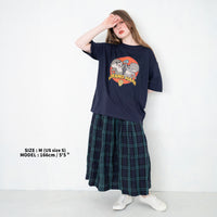 【再入荷】カワウソコタロー&ハナ Tシャツ「HIGH-FIVE」NAVY