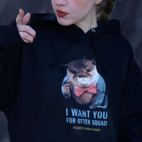 カワウソコタロー「OTTER SQUAD」 パーカー