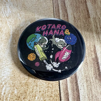 カワウソコタローとハナ 缶バッチ