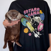 【再入荷】コタロー&ハナ Tシャツ「SPACE OTTERS」
