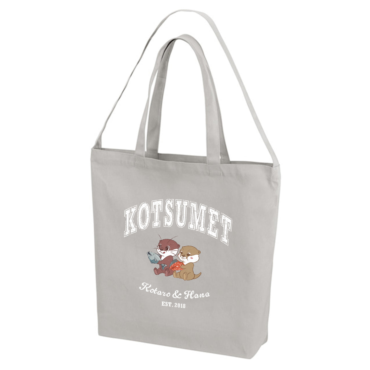 カワウソコタハナ 2WAYトートバッグ GRAY – KOTSUMET OFFICIALSTORE