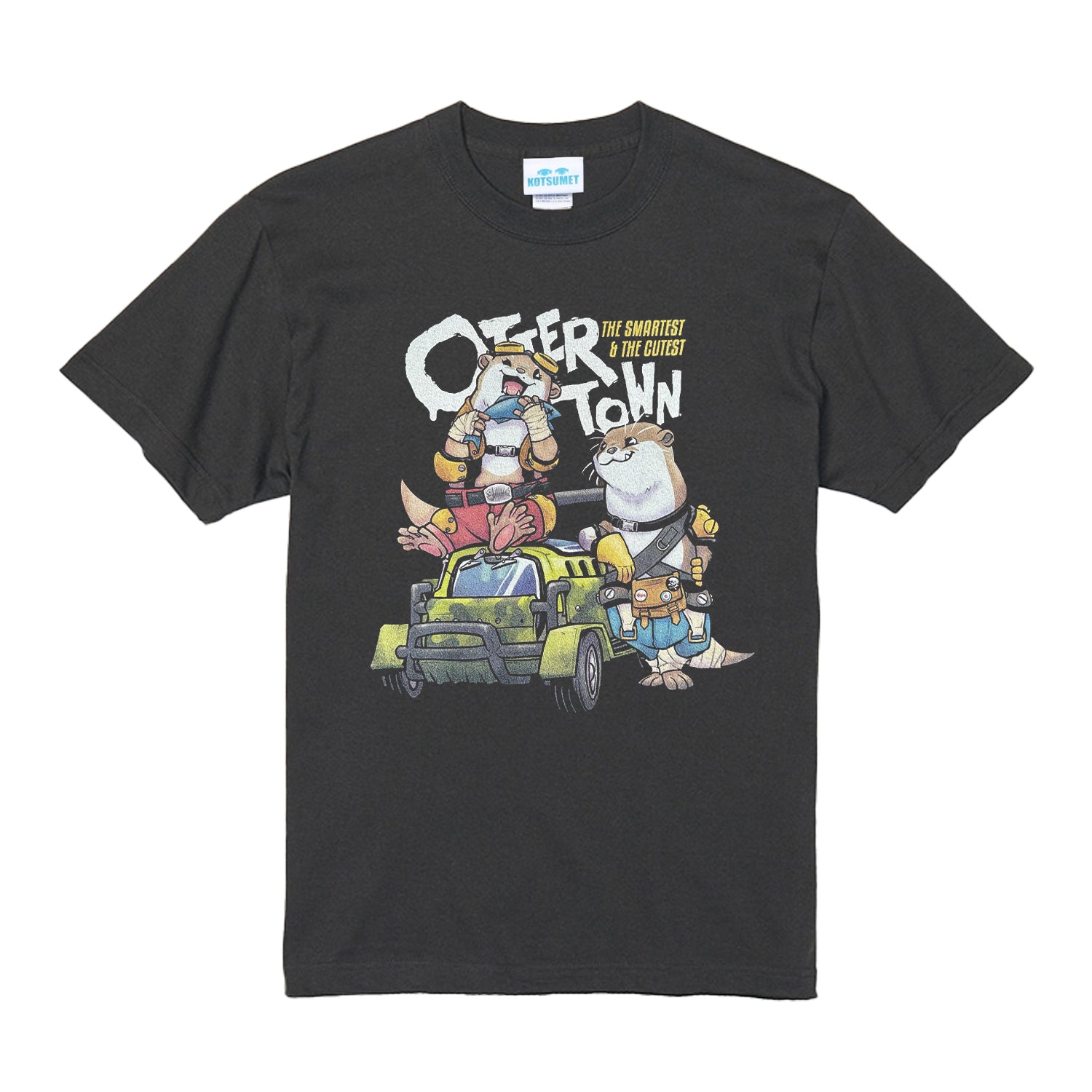house of hackney アニマル　動物　総柄　Tシャツ　カワウソ　猿 カワウソ「OTTER TOWN」Tシャツ – KOTSUMET OFFICIALSTORE