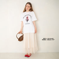 【NEW】Little Red Otter Hana T-Shirt – White