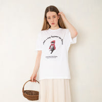 【NEW】Little Red Otter Hana T-Shirt – White