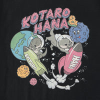 カワウソコタローとハナの宇宙Tシャツプリント部