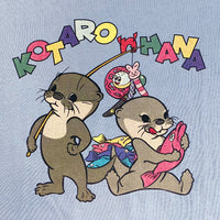カワウソコタローとハナ 釣りTシャツ