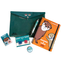 otter_stationery_set