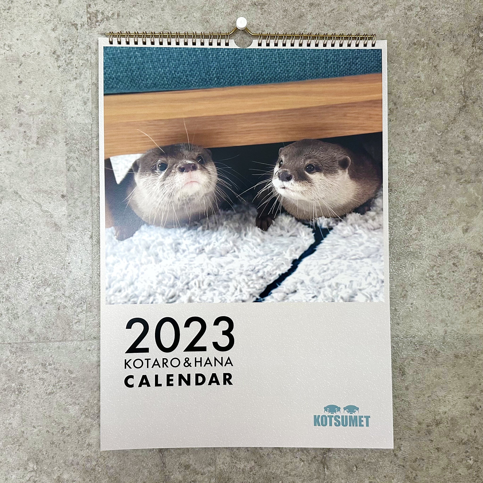 OTTER KOTARO&HANA 2023 WALL CALENDAR – KOTSUMET OFFICIALSTORE