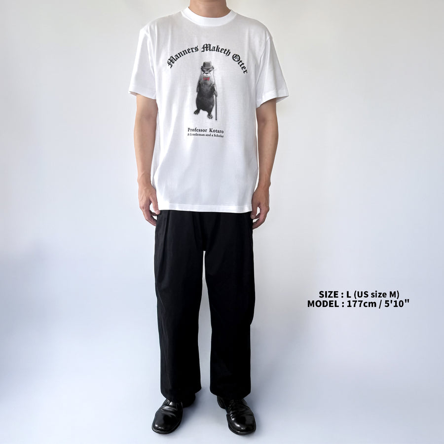 【NEW】Gentle Otter Kotaro T-Shirt – White