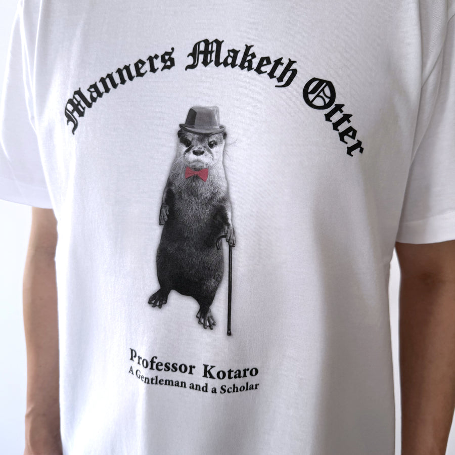 【NEW】Gentle Otter Kotaro T-Shirt – White