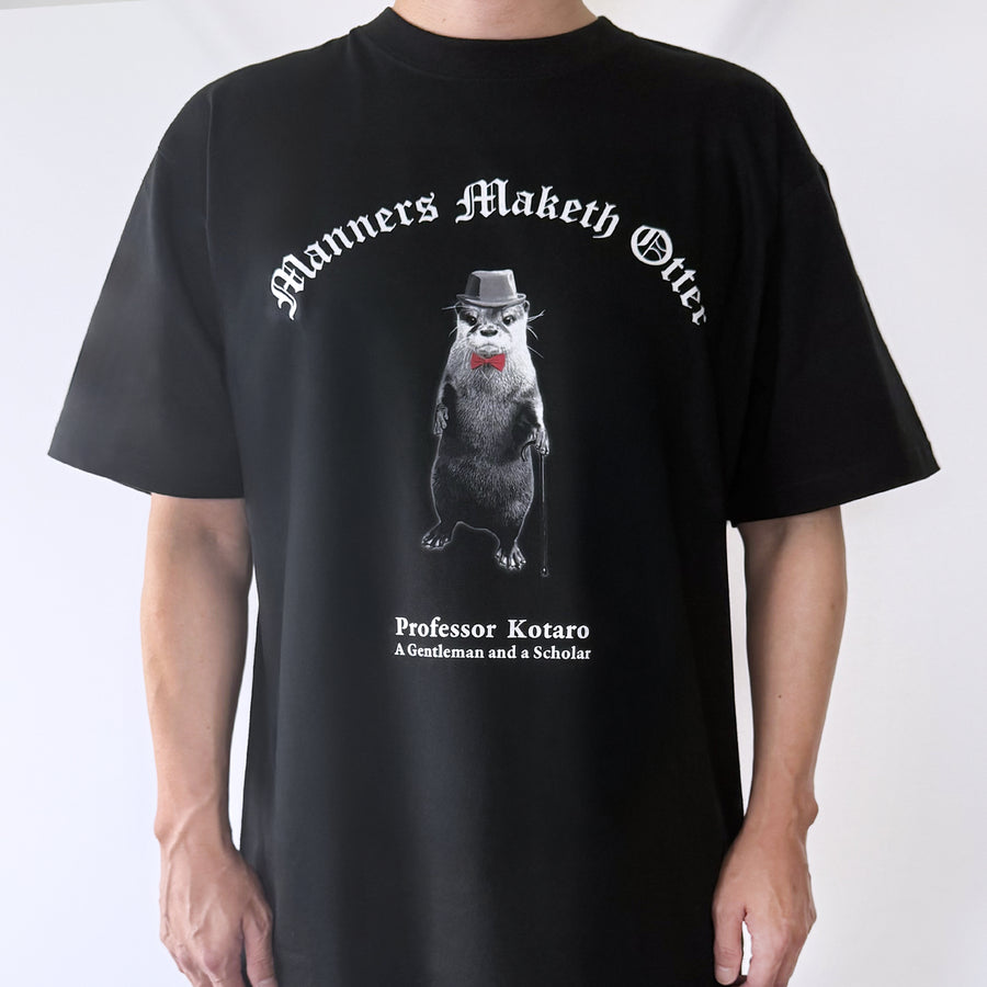 【NEW】Gentle Otter Kotaro T-Shirt – Black