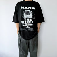 【NEW】「HANA THE OTTER」ビッグシルエットTシャツ