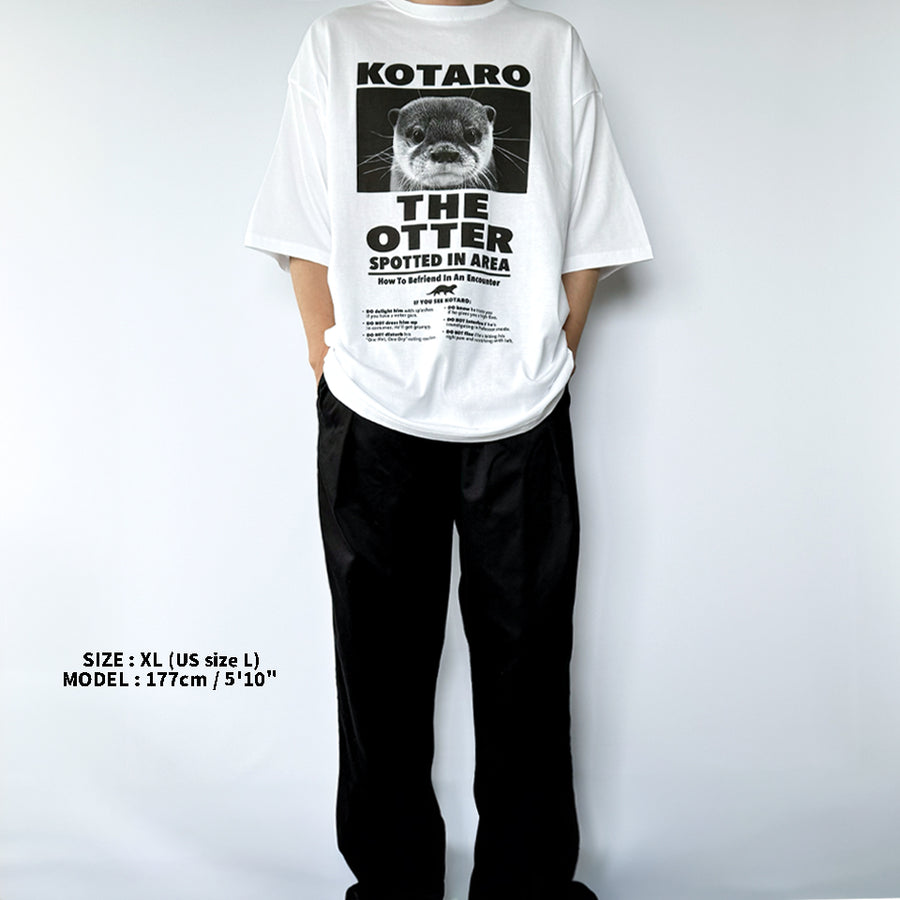 【NEW】「KOTARO THE OTTER」ビッグシルエットTシャツ