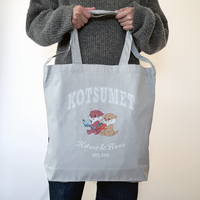 【NEW】カワウソコタハナ ２WAYトートバッグ GRAY