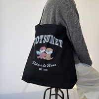 【NEW】カワウソコタハナ ２WAYトートバッグ BLACK