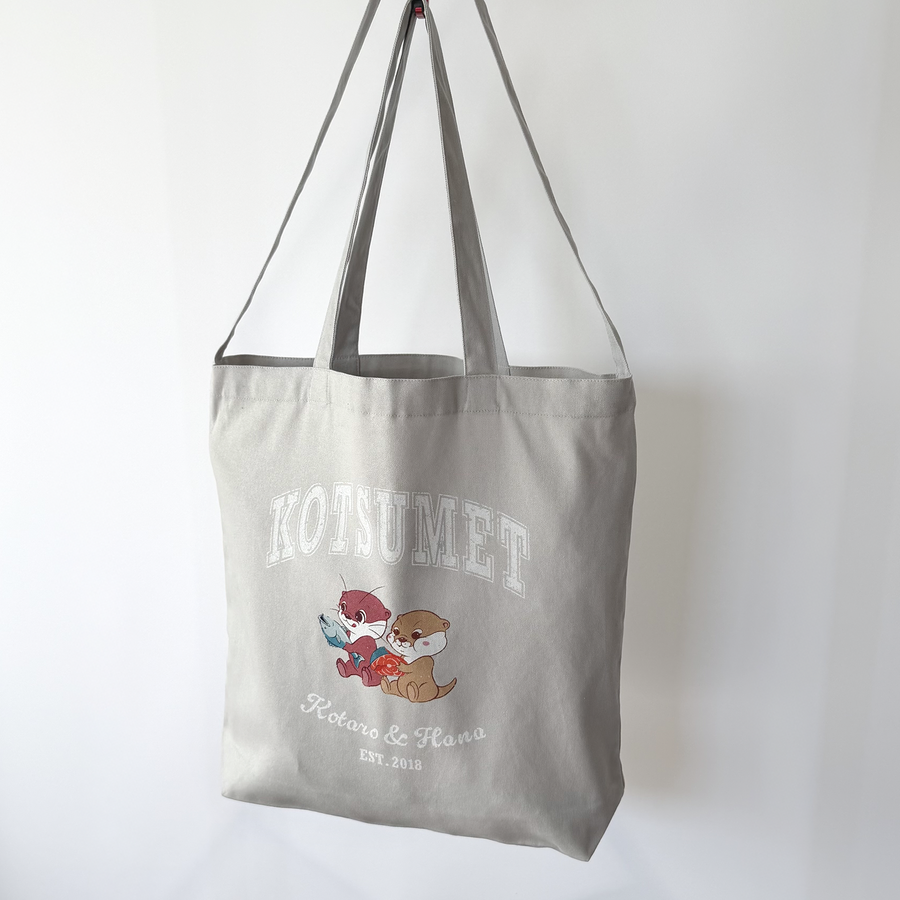 カワウソコタハナ 2WAYトートバッグ GRAY – KOTSUMET OFFICIALSTORE