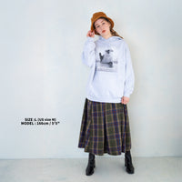 【NEW】カワウソハナ ビッグシルエットパーカー GRAY