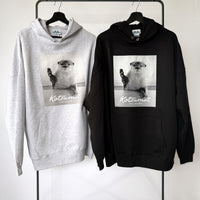 【NEW】カワウソハナ ビッグシルエットパーカー BLACK