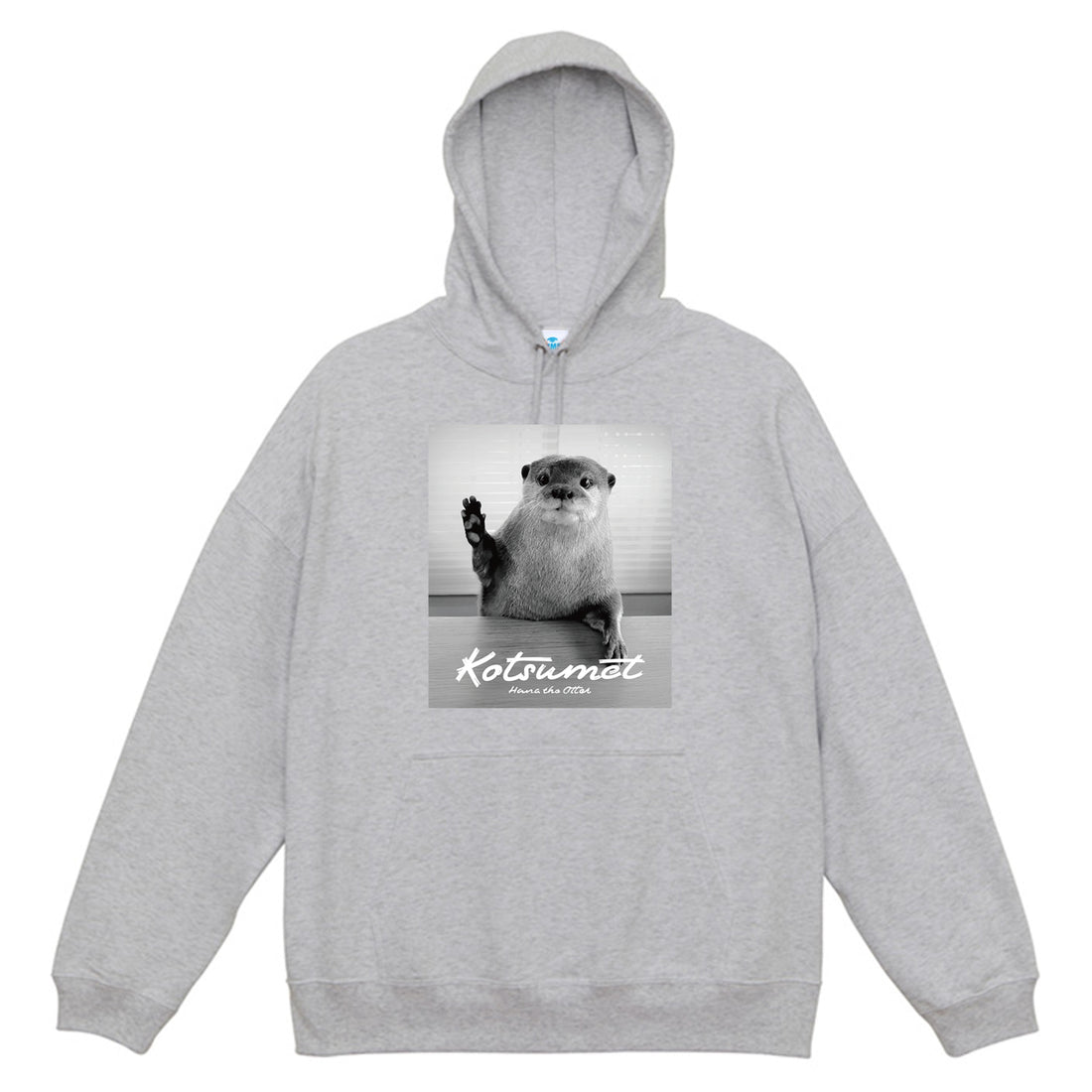 【NEW】カワウソハナ ビッグシルエットパーカー GRAY