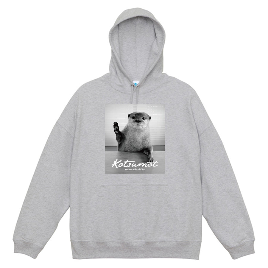 【NEW】カワウソハナ ビッグシルエットパーカー GRAY