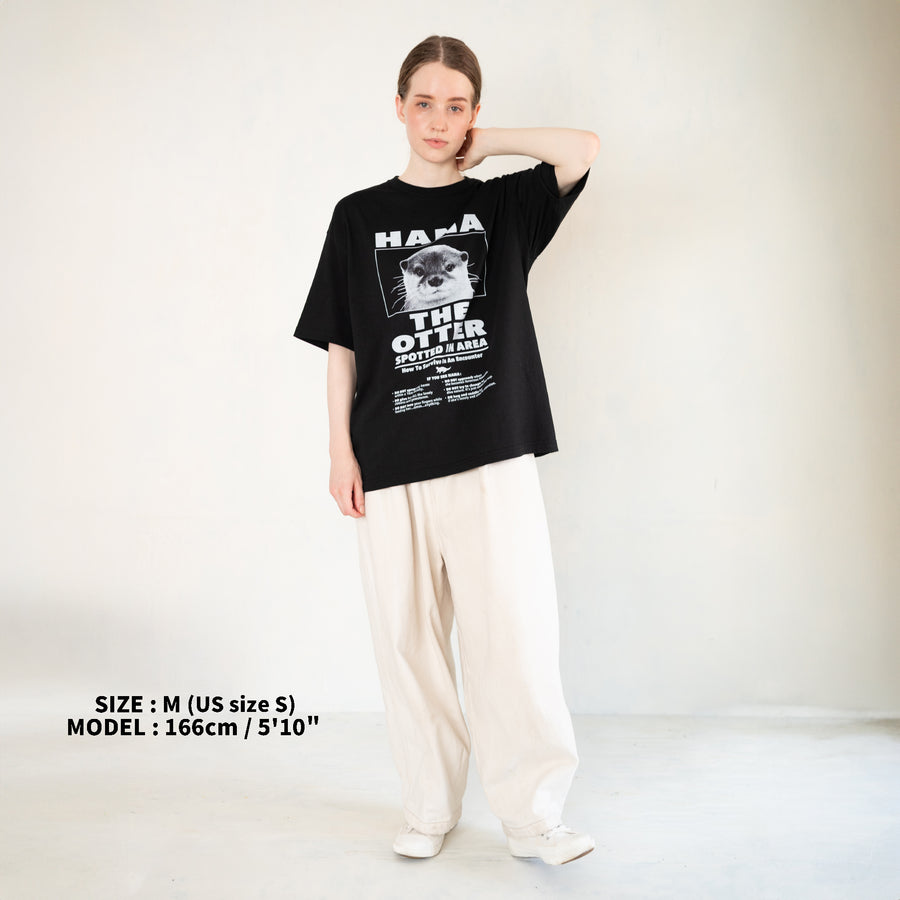 【NEW】「HANA THE OTTER」ビッグシルエットTシャツ