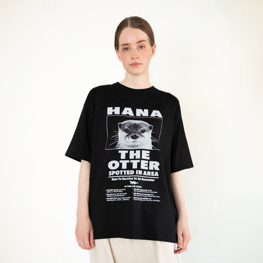 【NEW】「HANA THE OTTER」ビッグシルエットTシャツ