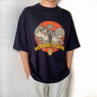 【再入荷】カワウソコタロー&ハナ Tシャツ「HIGH-FIVE」NAVY