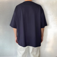 【再入荷】カワウソコタロー&ハナ Tシャツ「HIGH-FIVE」NAVY