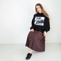 【NEW】カワウソコタロー ビッグシルエットパーカー BLACK