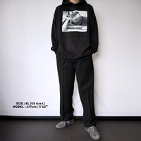 【NEW】カワウソコタロー ビッグシルエットパーカー BLACK