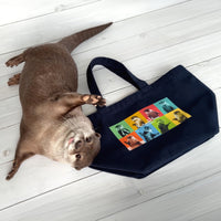 【NEW】Otter Kotaro & Hana Lunch Tote (Navy)
