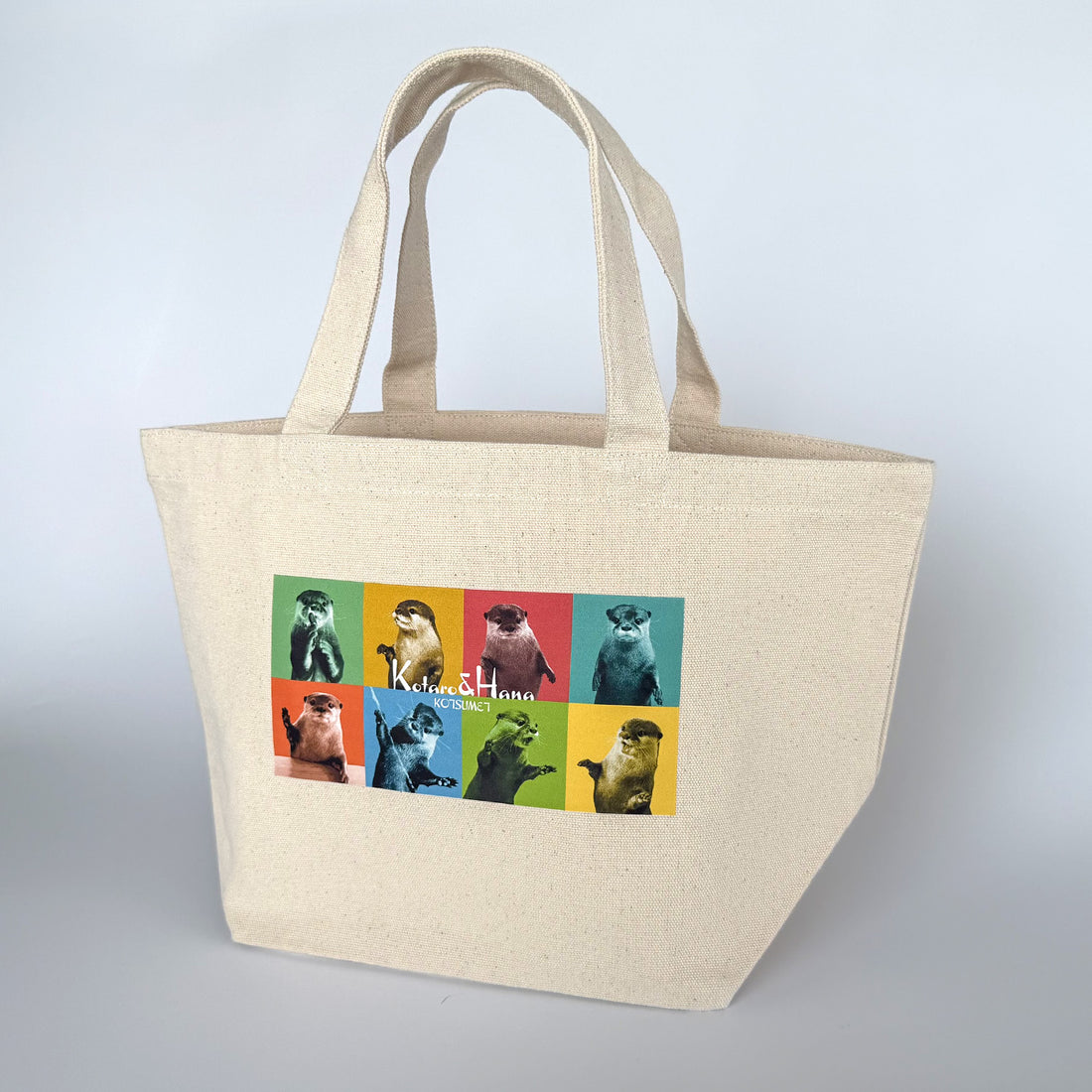 【NEW】Otter Kotaro & Hana Lunch Tote (Natural)