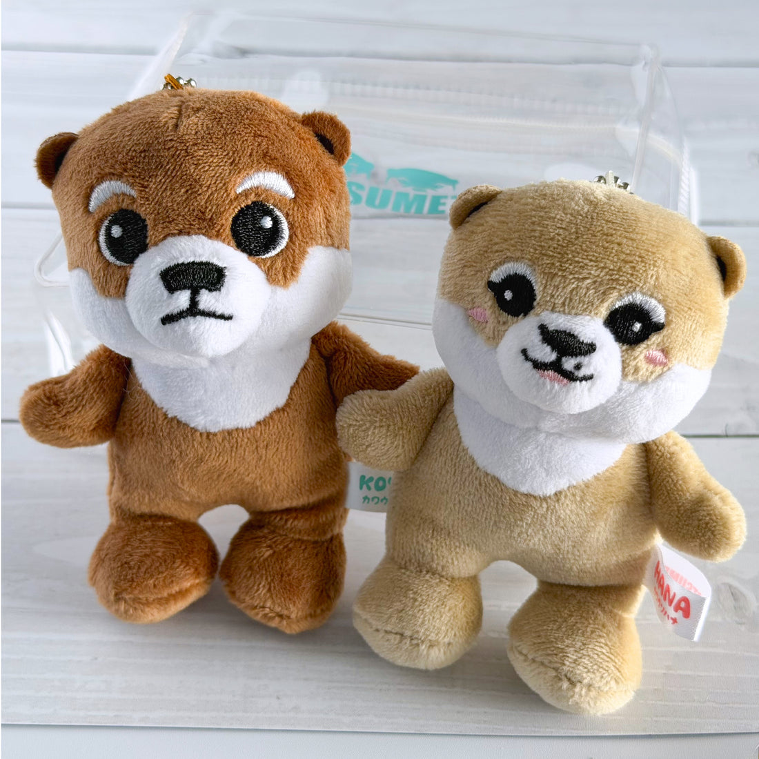 【NEW】Otter Kotaro & Hana Plush Mascot Set