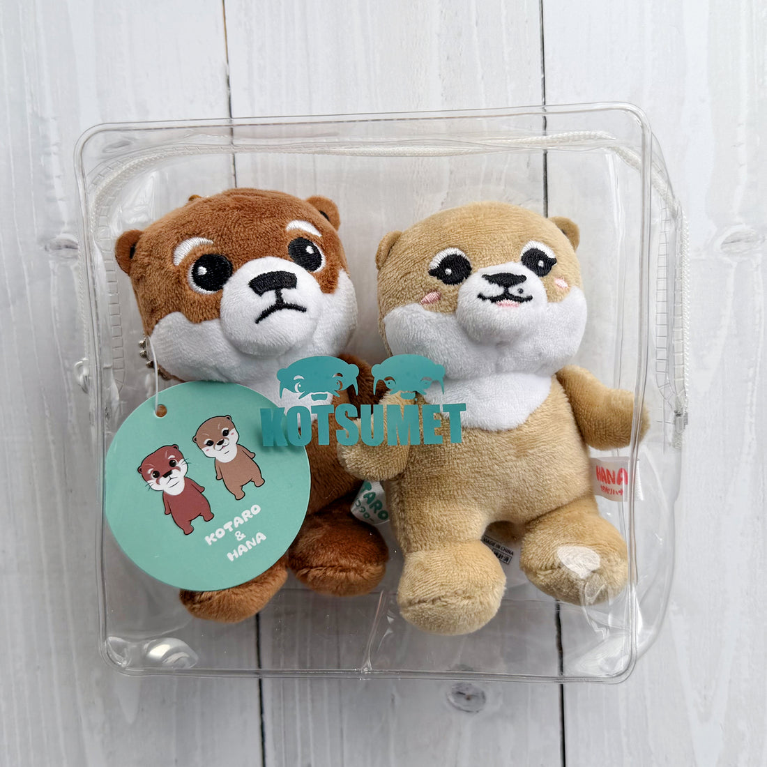 【NEW】Otter Kotaro & Hana Plush Mascot Set