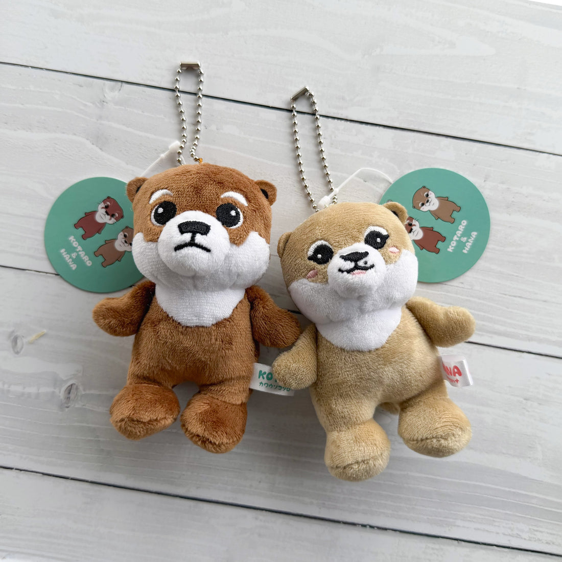 【NEW】Otter Kotaro & Hana Plush Mascot Set