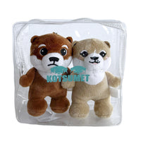 【NEW】カワウソコタロー&ハナ ぬいぐるみマスコットセット (12月初旬以降発送)