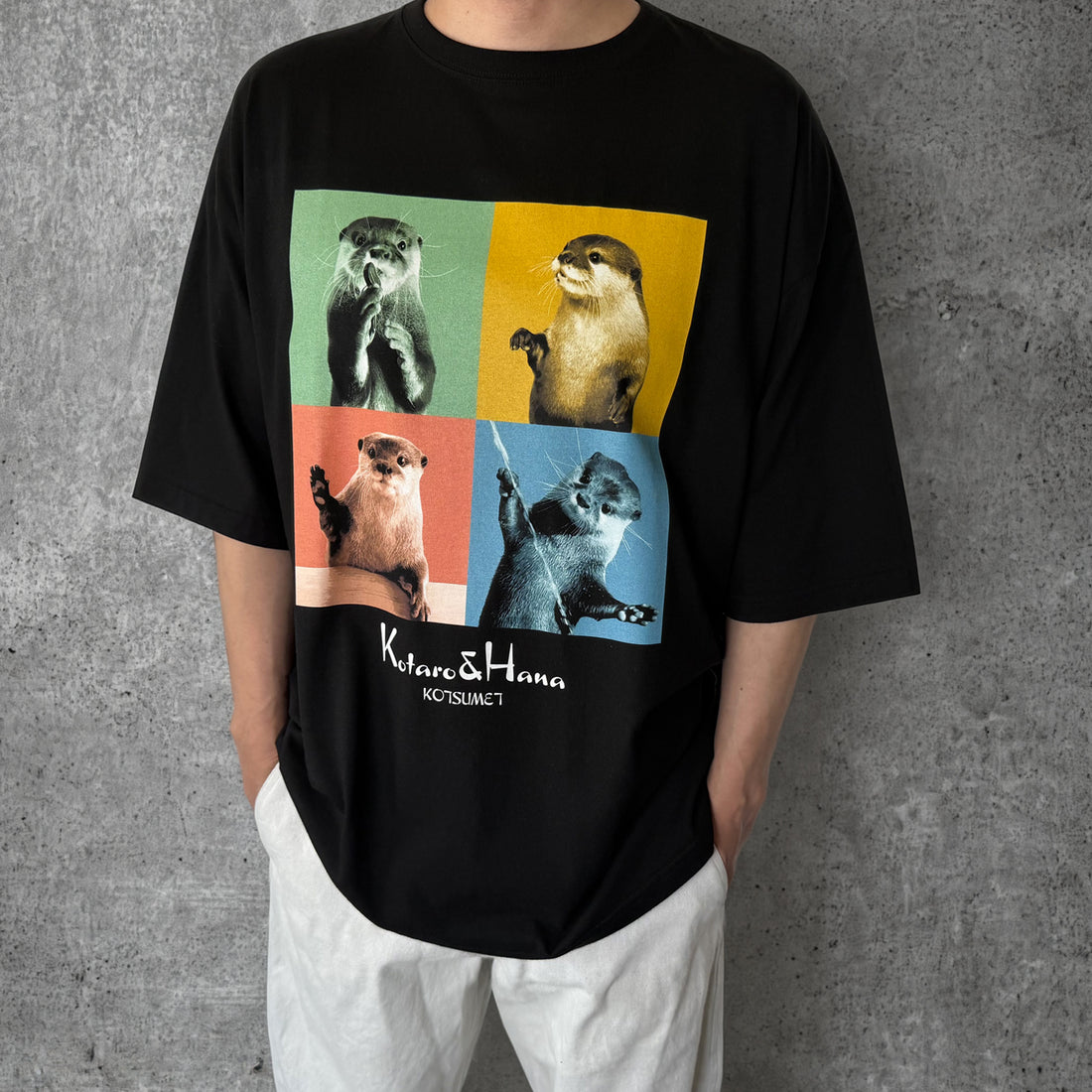 【NEW】Kotaro & Hana Pop Art T-Shirt (Black)