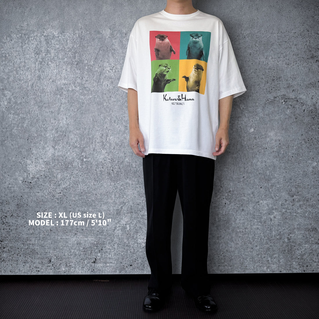 【NEW】Kotaro & Hana Pop Art T-Shirt (White)