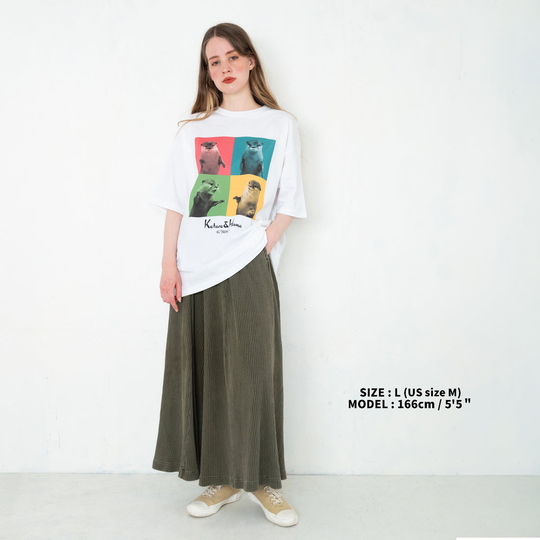 【NEW】Kotaro & Hana Pop Art T-Shirt (White)
