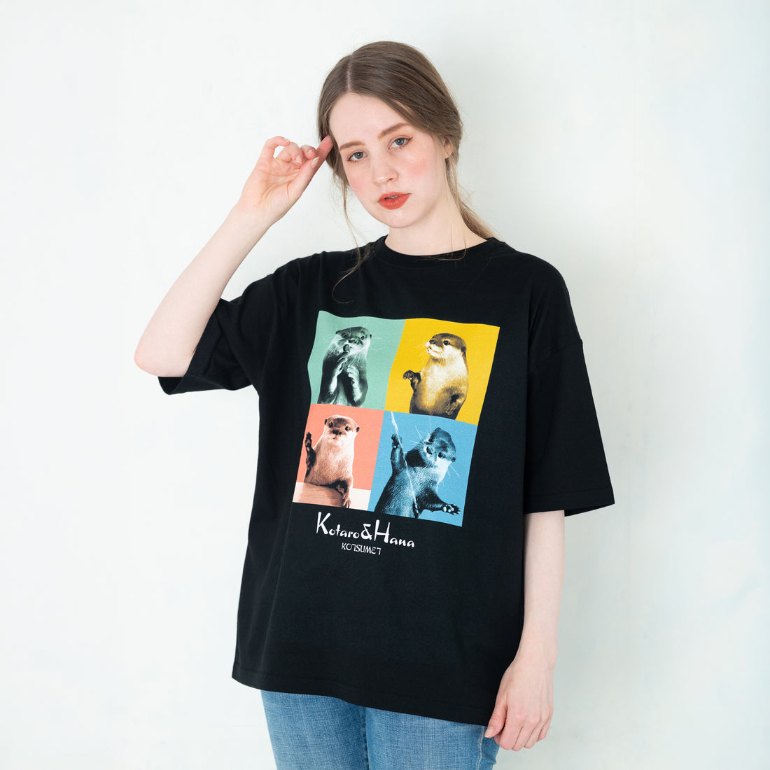 【NEW】Kotaro & Hana Pop Art T-Shirt (Black)
