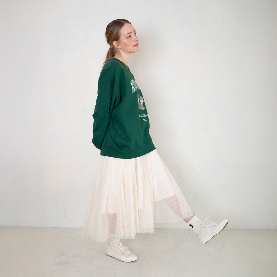 【NEW】OTTERS KOTARO AND HANA SWEATSHIRT GREEN