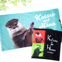 【NEW】カワウソコタロー&ハナ　今治タオル２枚セット