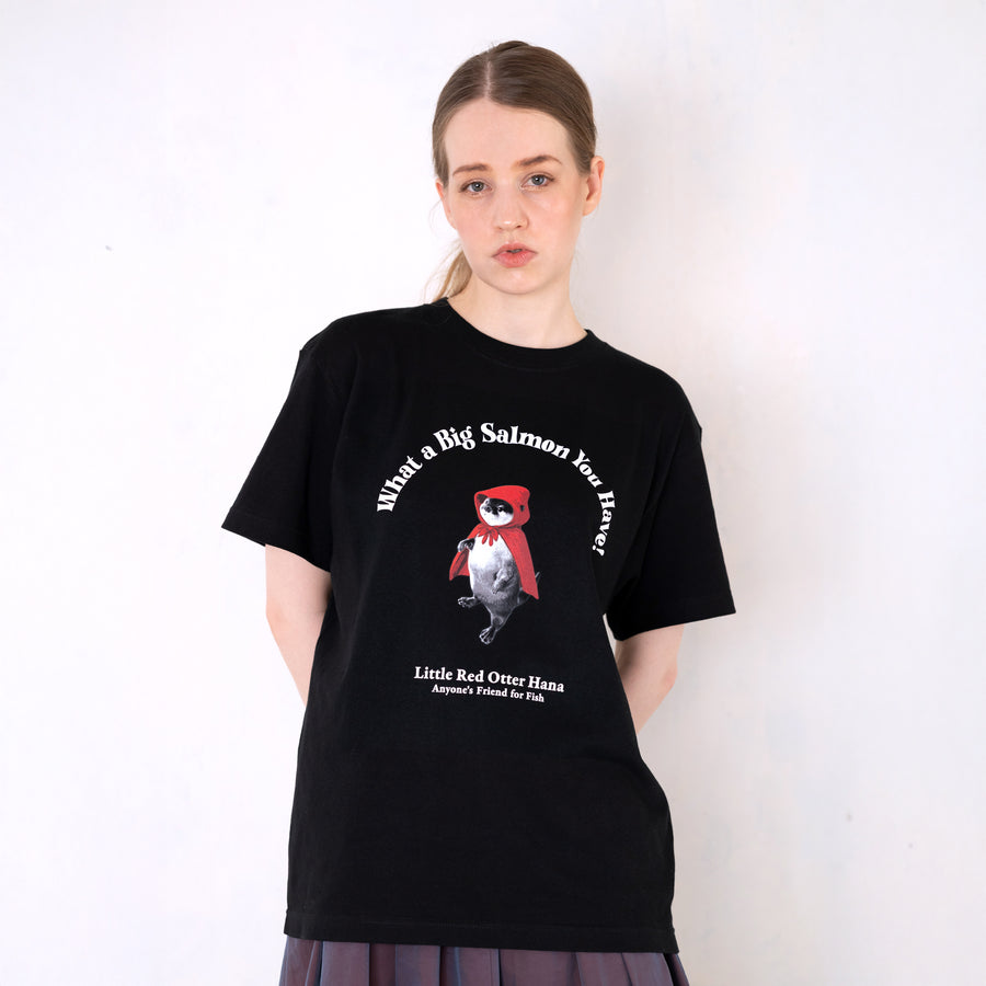 【NEW】Little Red Otter Hana T-Shirt – Black