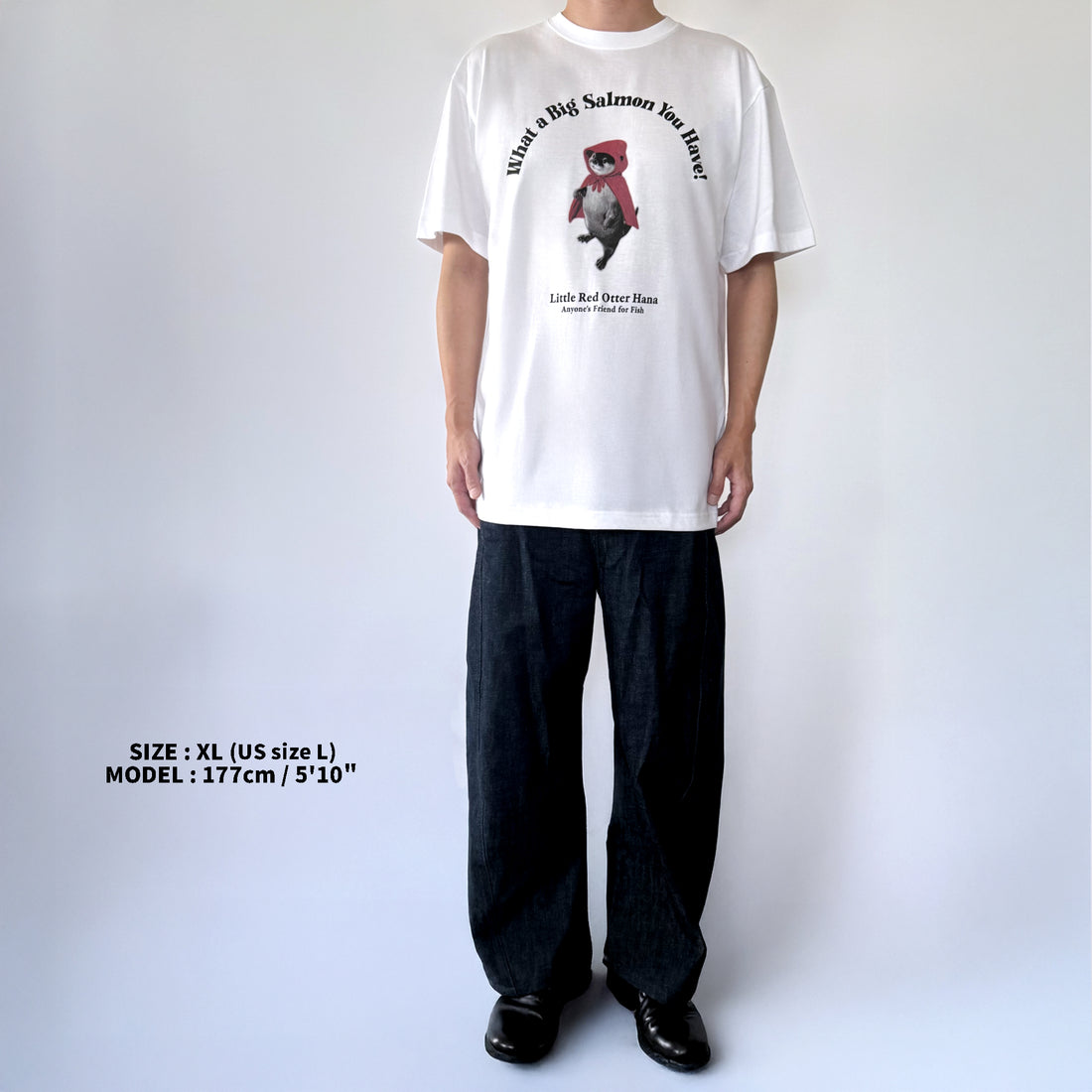 【NEW】Little Red Otter Hana T-Shirt – White