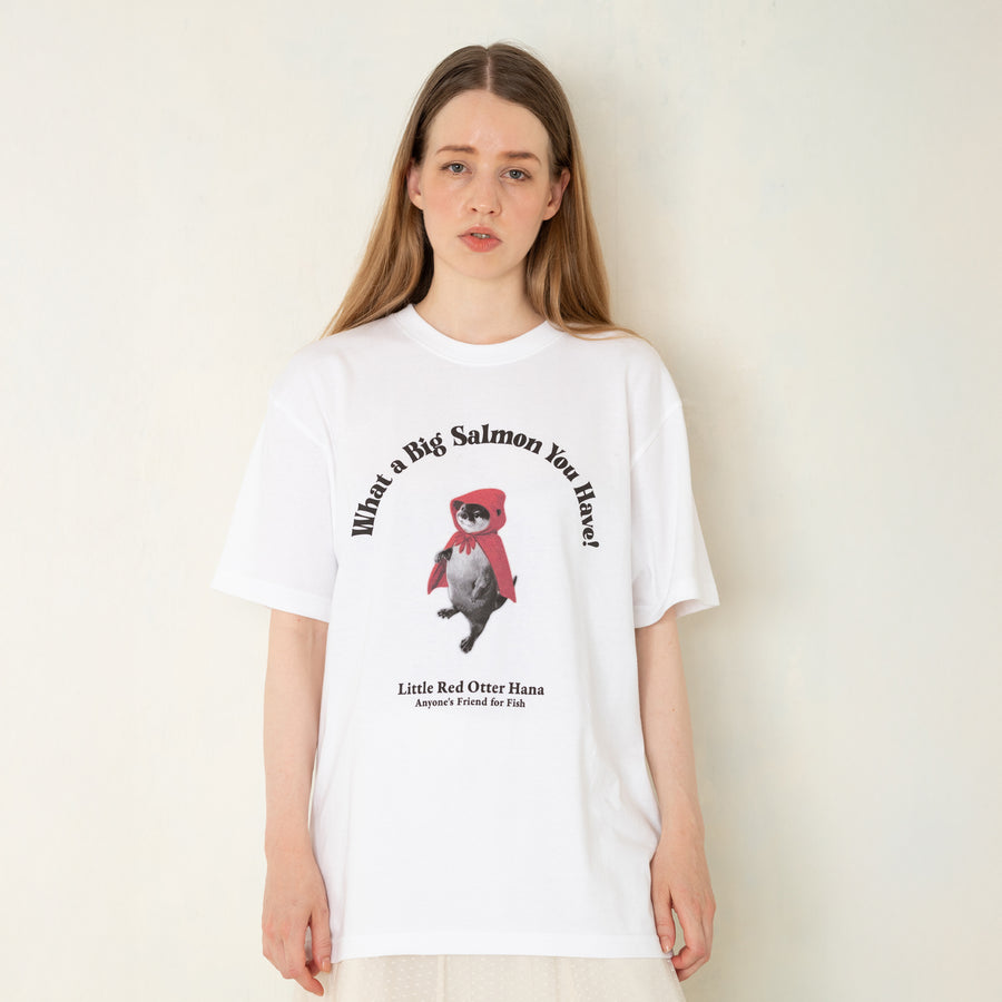 【NEW】Little Red Otter Hana T-Shirt – White