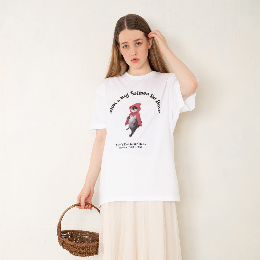 【NEW】Little Red Otter Hana T-Shirt – White
